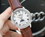Best Copy Omega De Ville SS White Moonphase Dial 40MM Watch